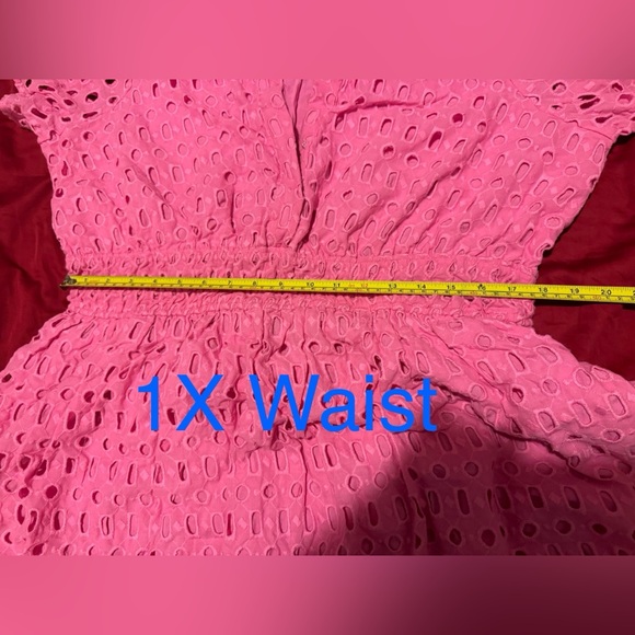 NWT Anthropologie Somerset Maxi Dress Eyelet Edition PINK - Picture 7 of 10